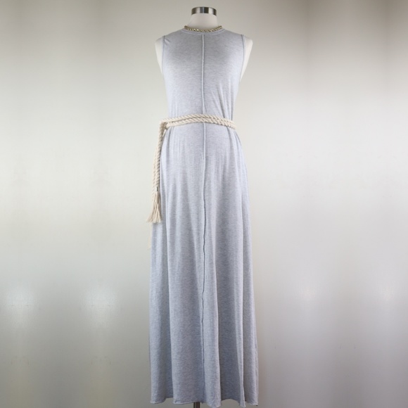 Zara Gray Maxi A-Line M Dress - Picture 1 of 8